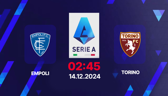 Soi kèo 188BET Empoli vs Torino, 02h45 ngày 14/12: VĐQG Italia